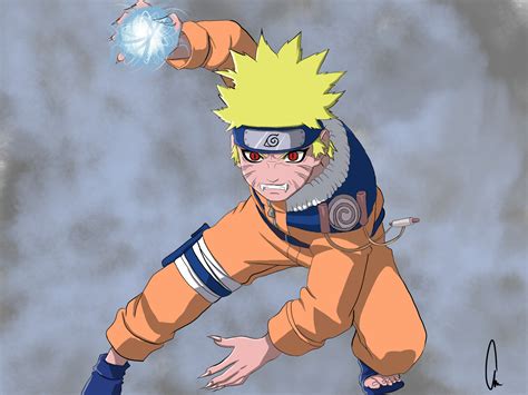 Digital Artist Here I Drew Kyuubi Naruto Because He Was A Huge Part Of