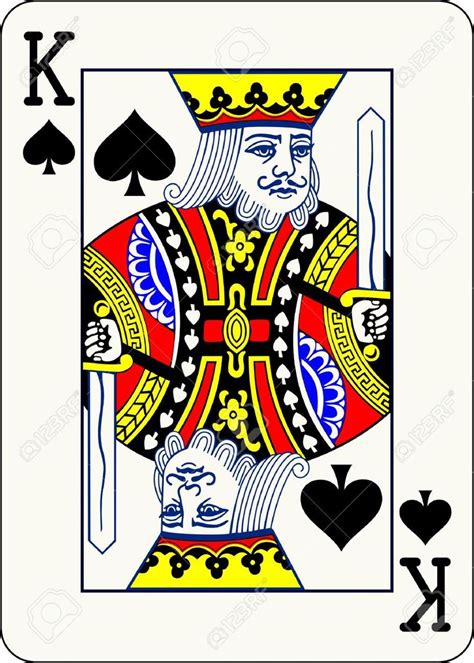 Pin By Dani Helbling On Art King Of Spades King Of Hearts Card