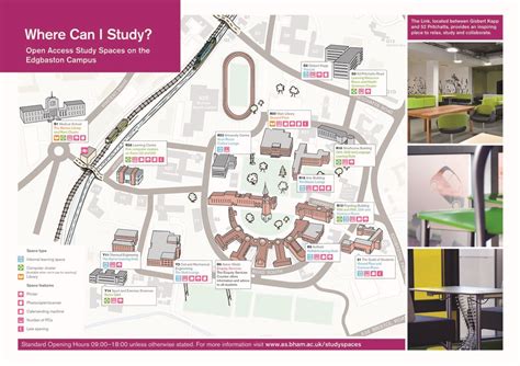 University Of Birmingham Study Spaces Map Charlotte Powell Flickr