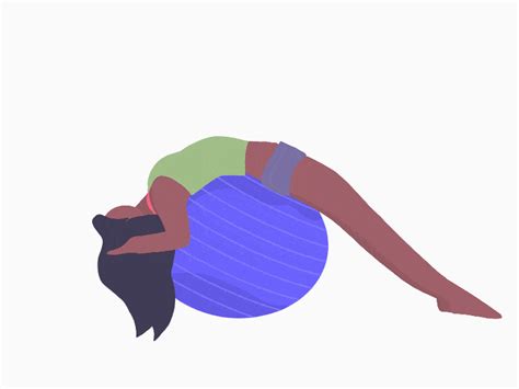 Yoga Ball Shoulder Opener Kika Stretch Studios