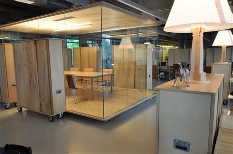 Mobile Office Design Glass Cube Conference Room Architecture
