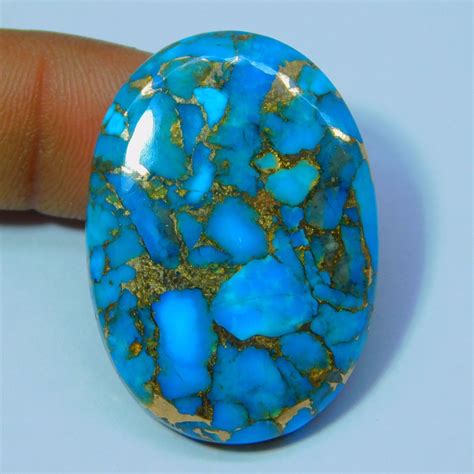 Top Quality Blue Copper Turquoise Gemstone Jewelry Making Etsy