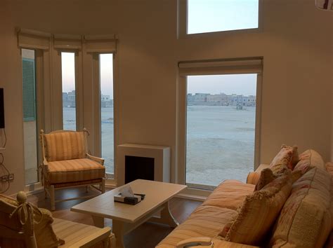 Internal View Living Room Windows Legno Casa Moderna Alluminio