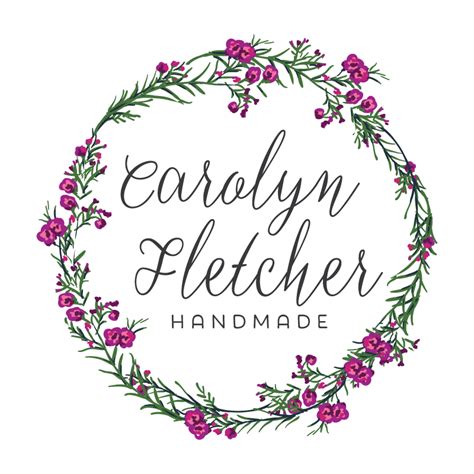 Floral Wreath Logo Customized With Your Business Name — Ramble Road