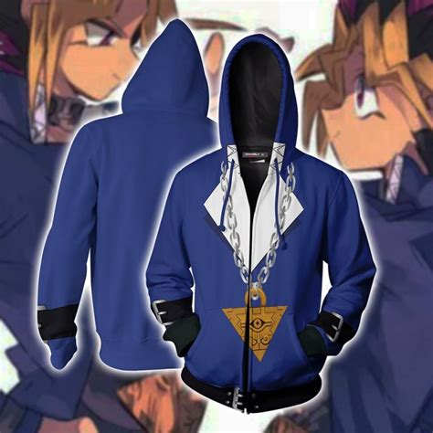 Yu Gi Oh Jackets Yugi Cosplay Fleece Hoodie Anime Jacket
