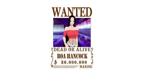 Poster officiel one piece, taille : Boa Hancock One Piece Wanted - Boa Hancock - Posters and ...