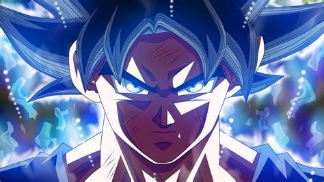 Download Wallpaper 1920x1080 Wounded Son Goku Ultra Instinct Dragon