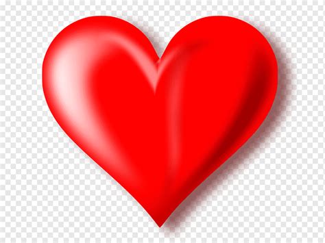 Red Heart Illustration Heart 3d Red Heart Background Love Color