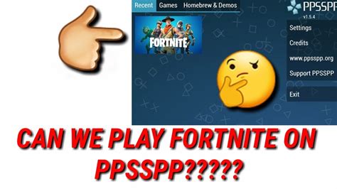 Can We Play Fortnite On Ppsspp Emulator असली सत्य Youtube