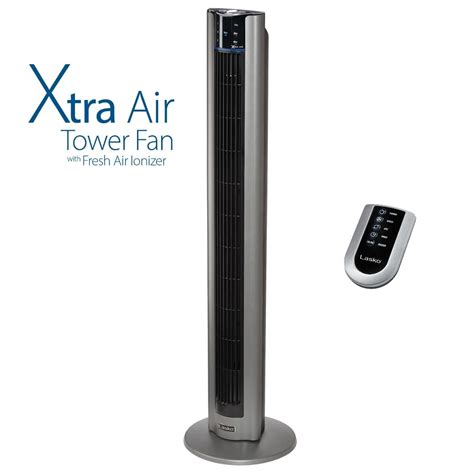 Lasko 48 Xtra Air Tower Fan With Fresh Air Ionizer Timer And Remote