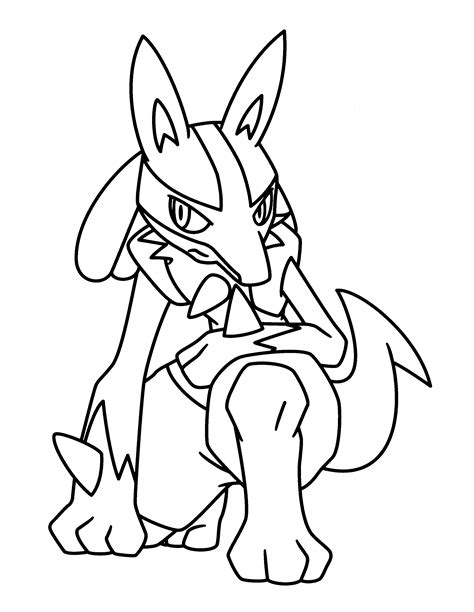 22 Lucario Coloring Page Shantishaine