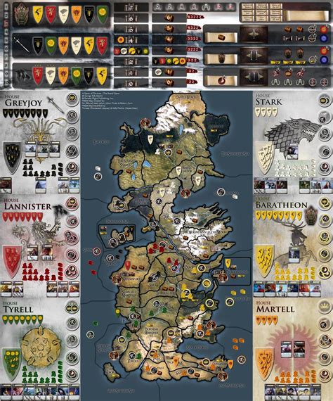 Game Of Thrones Board Game Map Pamlsl