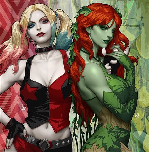 Cover Harley Quinn Poison Ivy 1 Variant By Stanley Lau Artgermsep