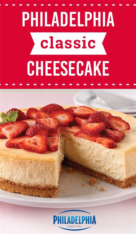 In a large mixing bowl, beat together the cream cheese and sugar until light and. PHILADELPHIA Classic Cheesecake - Check out this ...