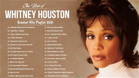 Whitney Houston Greatest Hits Playlist Top Best Songs Of