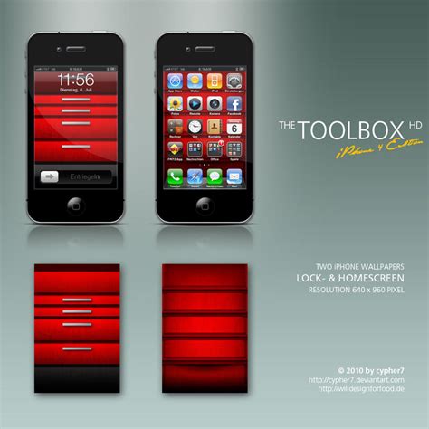 The Toolbox Hd Iphone 4 By Cypher7 On Deviantart