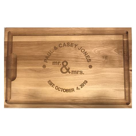 Cutting Board Personalized Wedding Justplaincute