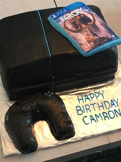 Jens Crafts And Cakes Ps4 Birthday Cake