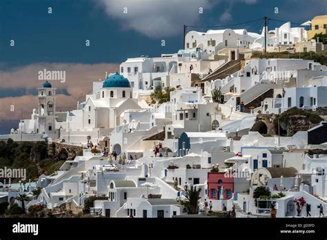 Imerovigli Santorini South Aegean Greece Stock Photo Alamy