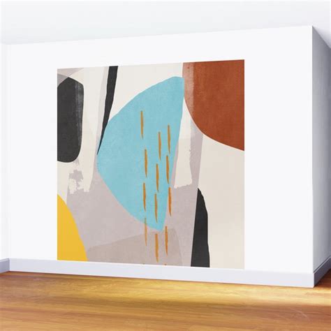 Abstract Art 23 Wall Mural By Thindesign Society6