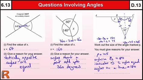 Part of the trinity family of academies, schools and initiatives. 6.13 Questions Involving Angle rules - Basic Maths Core ...