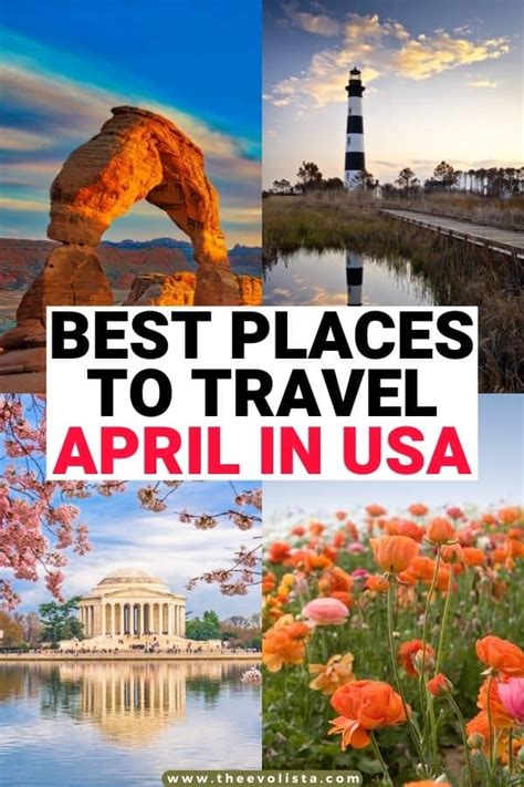 12 Best Places To Visit In April Usa Spring Break Destinations