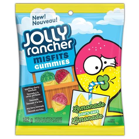 Jolly Rancher Misfits Gummies Lemonade Sours Candy
