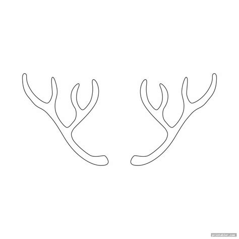 Deer Antler Pattern Printable