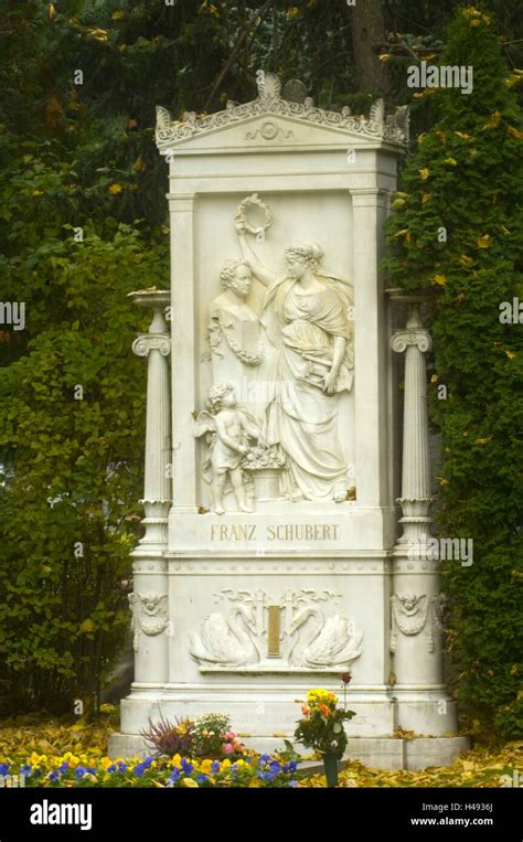 Austria Vienna Central Cemetery Honourary Tomb Franz Schubert On The
