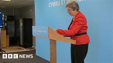 Theresa May Attacks Welsh Labour Education Record Bbc News