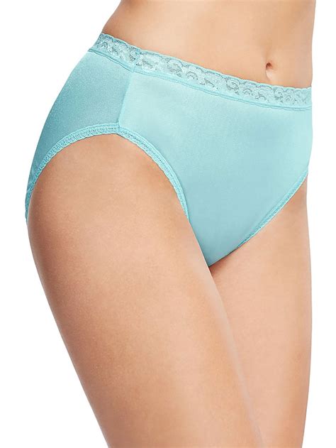 Hanes Women S Nylon Hi Cut Panties 6 Pack Style PP73AS Walmart