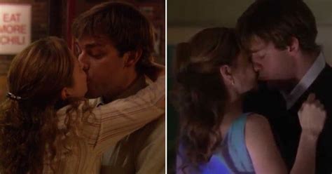 When Was Jim And Pam S First Kiss On The Office Popsugar Entertainment Uk