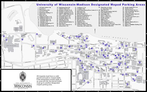 UW Madison Campus Map