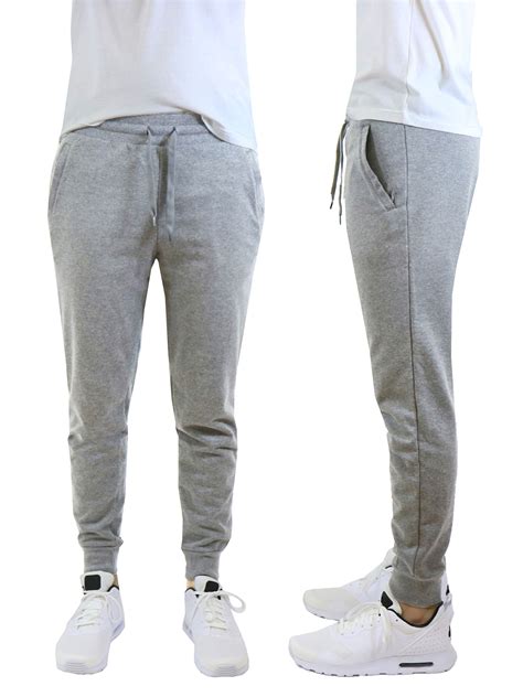 Gbh Mens Fleece Jogger Sweatpants With Zipper Pockets