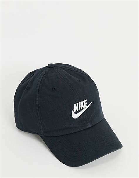 Nike H86 Futura Washed Adjustable Cap In Black Asos