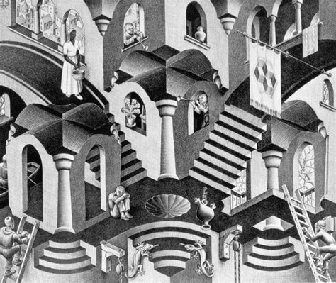 Relatività Escher Art Mc Escher Art Art Appreciation