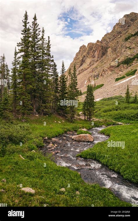 Landscape In The Eagles Nest Wilderness Colorado Stock Photo Alamy