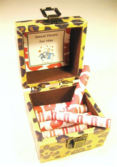 Items Similar To Sexual Favors Scrolls T Box Of 12 Sensual Favors For Him A Romantic And