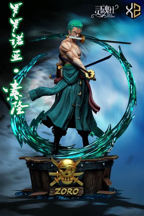 14 And 16 Scale Nine People Group Roronoa Zoro One Piece Resin Statue