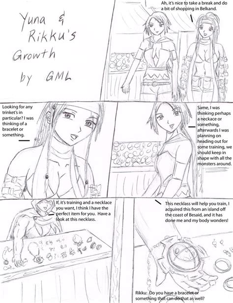 Yuna And Rikku Growth Comic Pg1 By Grandmasterlucilious On Deviantart