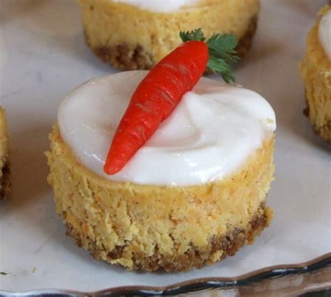 Mini Carrot Cake Cheesecakes Recipe