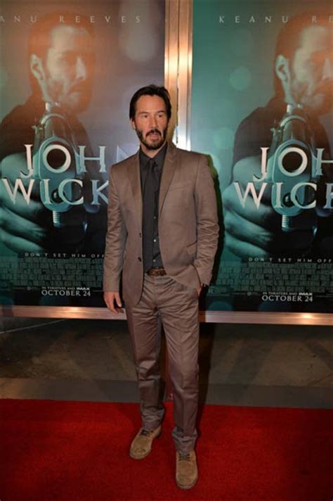 Keanu Reeves Attends John Wick Premiere Entertainment Emirates247