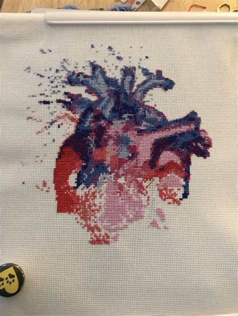 Wip Watercolor Anatomical Heart For My Ed Nurse Mother In Law