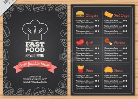 Inner side of the booklet includes lunch menu and outer side includes front and last page. Top 42 Free Restaurant Menu PSD Templates & Mockups 2020 ...