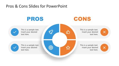 Pros Cons Slide Diagrams For Powerpoint Slidemodel Sexiz Pix