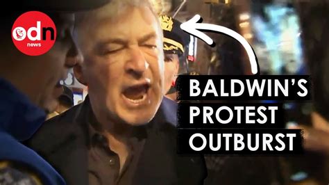 Alec Baldwin Angrily Confronts Pro Palestine Protesters In New York
