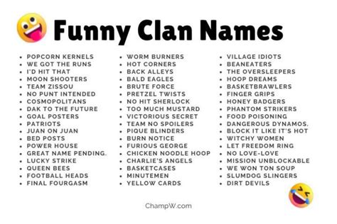 500 Funny Clan Names On High Demand Right Now In 2023