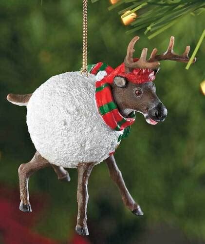 Deer In Snowball Ornament 646749406071 Ebay