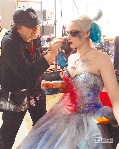 Behind The Scenes ~ Margot Robbie As Harley Quinn Suicide Squad Photo