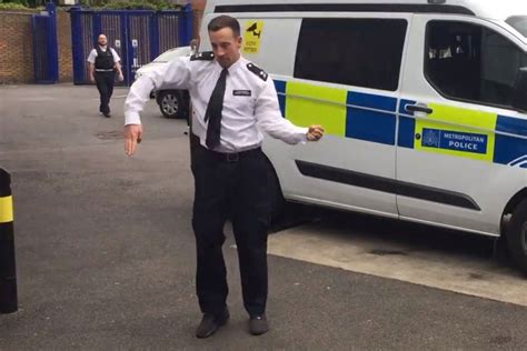 Is This The Worlds Best Dancing Cop London Police Officers Incredible Dance Video Goes